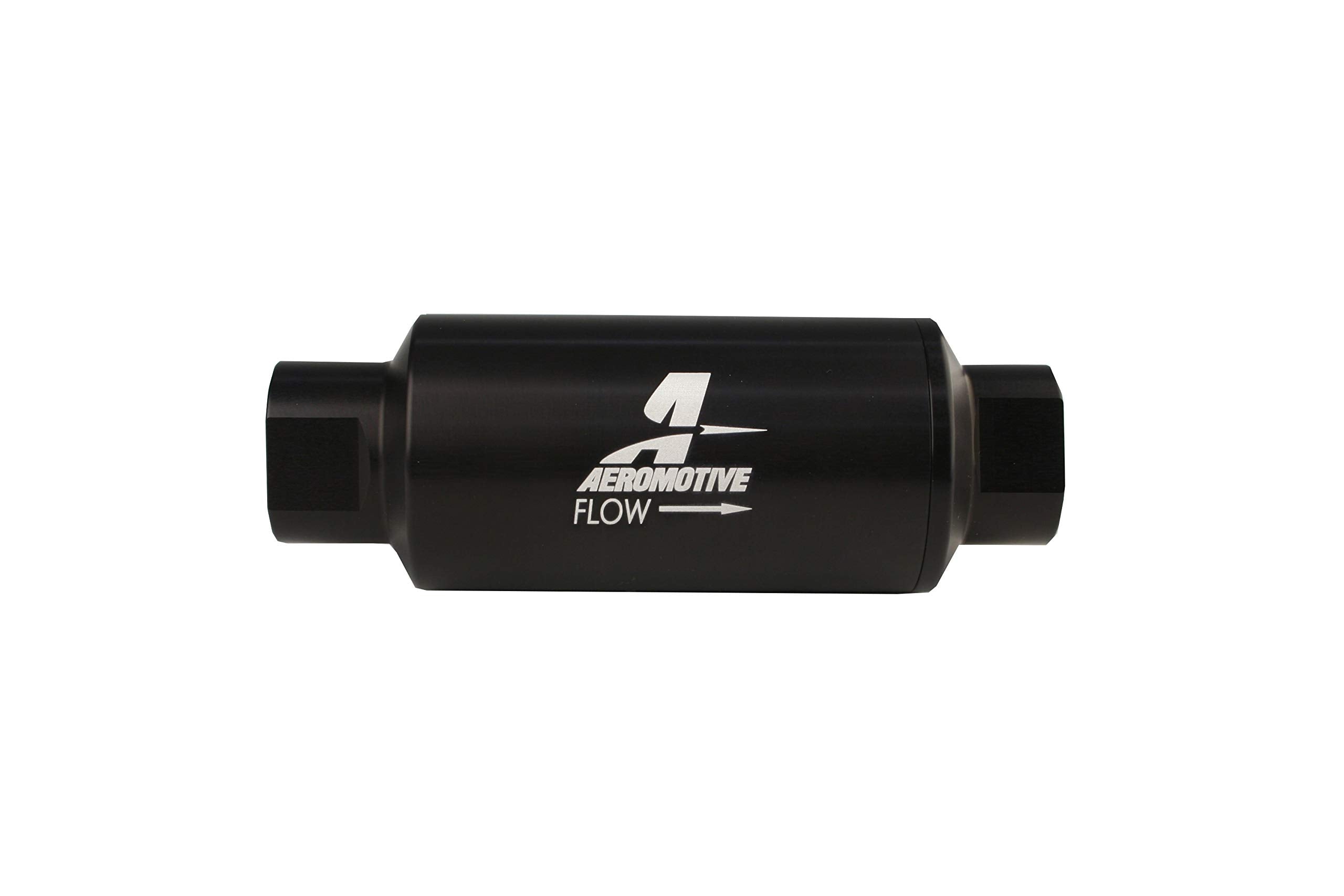 In-Line Aeromotive Marine Fuel Filter with 100-Micron Stainless Mesh Element, ORB-10