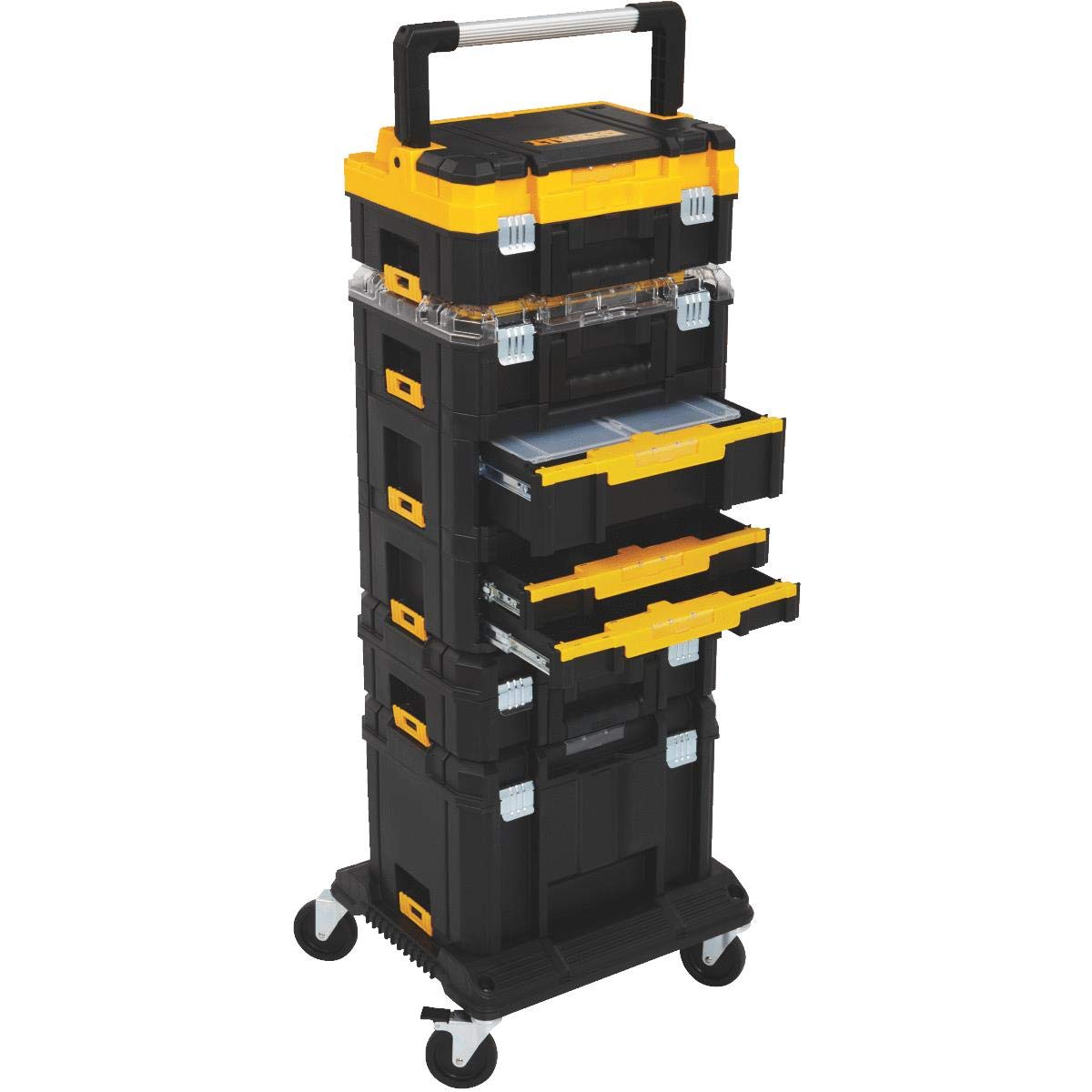 Tool Storage DEWALT Organizer Cart, Use With TSTAK System, Heavy Duty Wheels for Rolling, Organizer for Jobsites (DWST17889)
