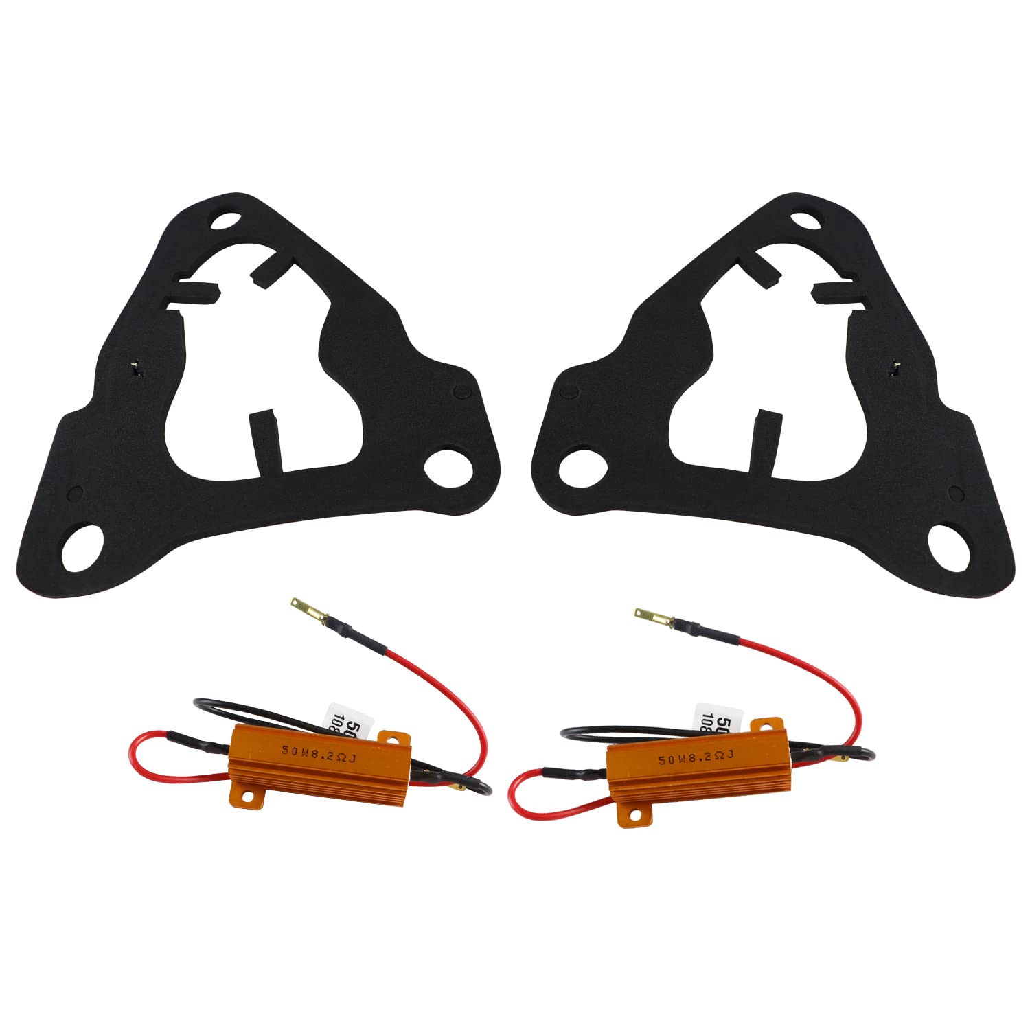 Jet Black Housing SPEC-D TUNING Red LED Bar Tail Lights Compatible with 2010-2012 Ford Fusion, Left + Right Pair Assembly