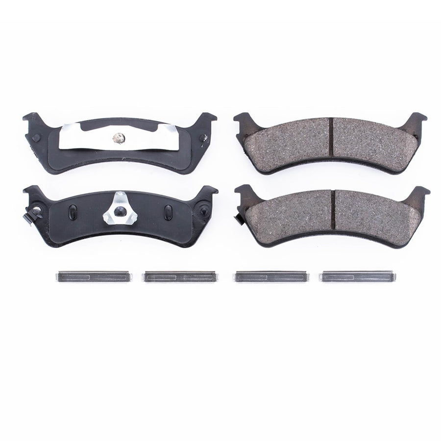 Power Stop Rear Brake Kit For Ford Explorer Sport 2001-03 | Sport Trac Ford Explorer 2003-05 - Ceramic Brake Pads With Installation Hardware, 17-667A