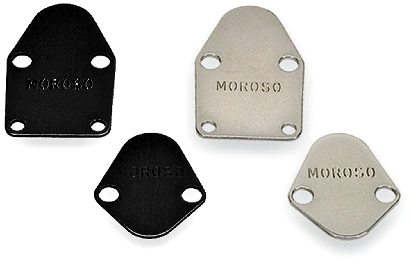 Moroso FUEL PUMP PLATE 65394, CHROME, BBC, CHRYSLER 273-440, FORD