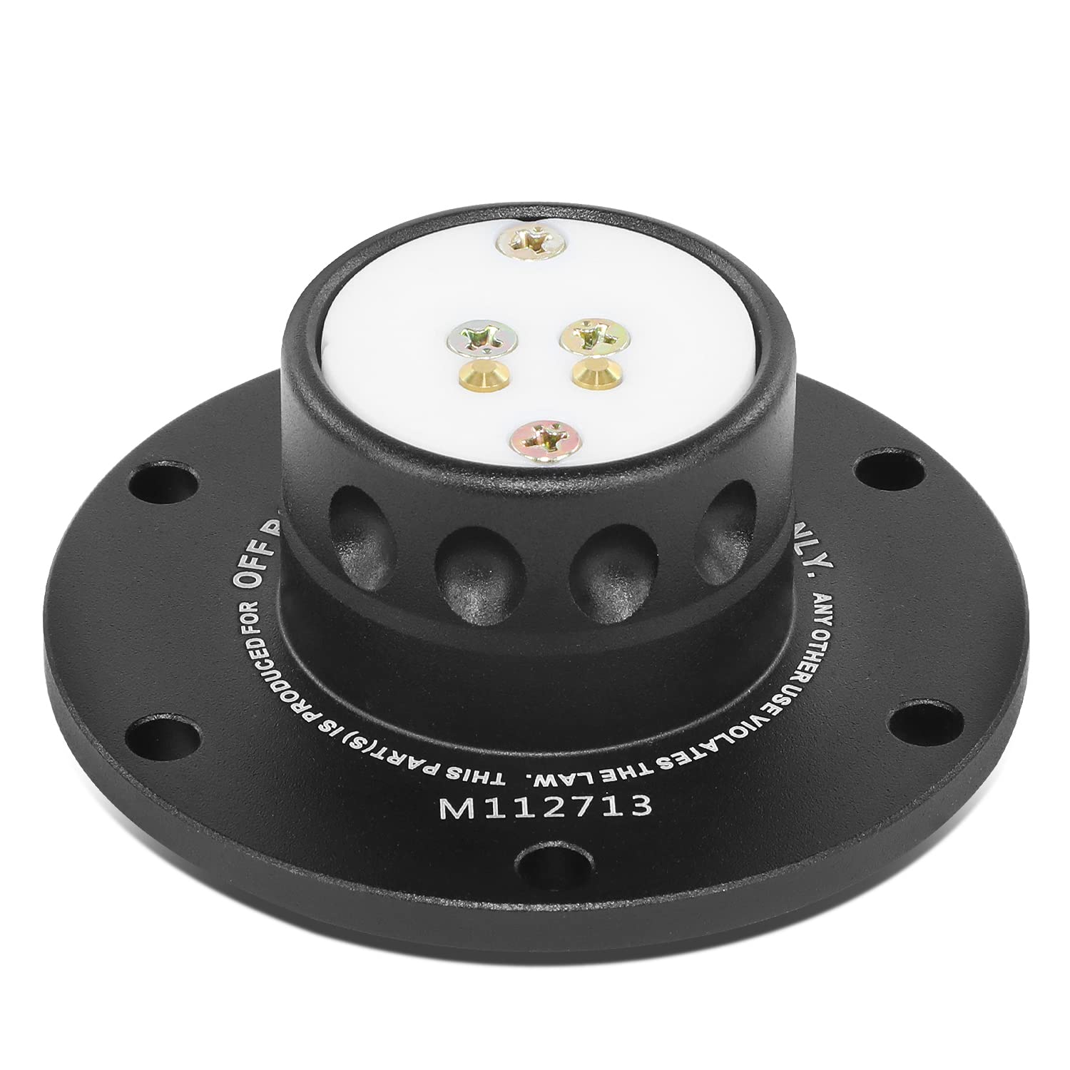 NRG Innovations Steering Wheel NRG-SRK-MBK Quick Release Bottom Base (Male) End Only, Black Body