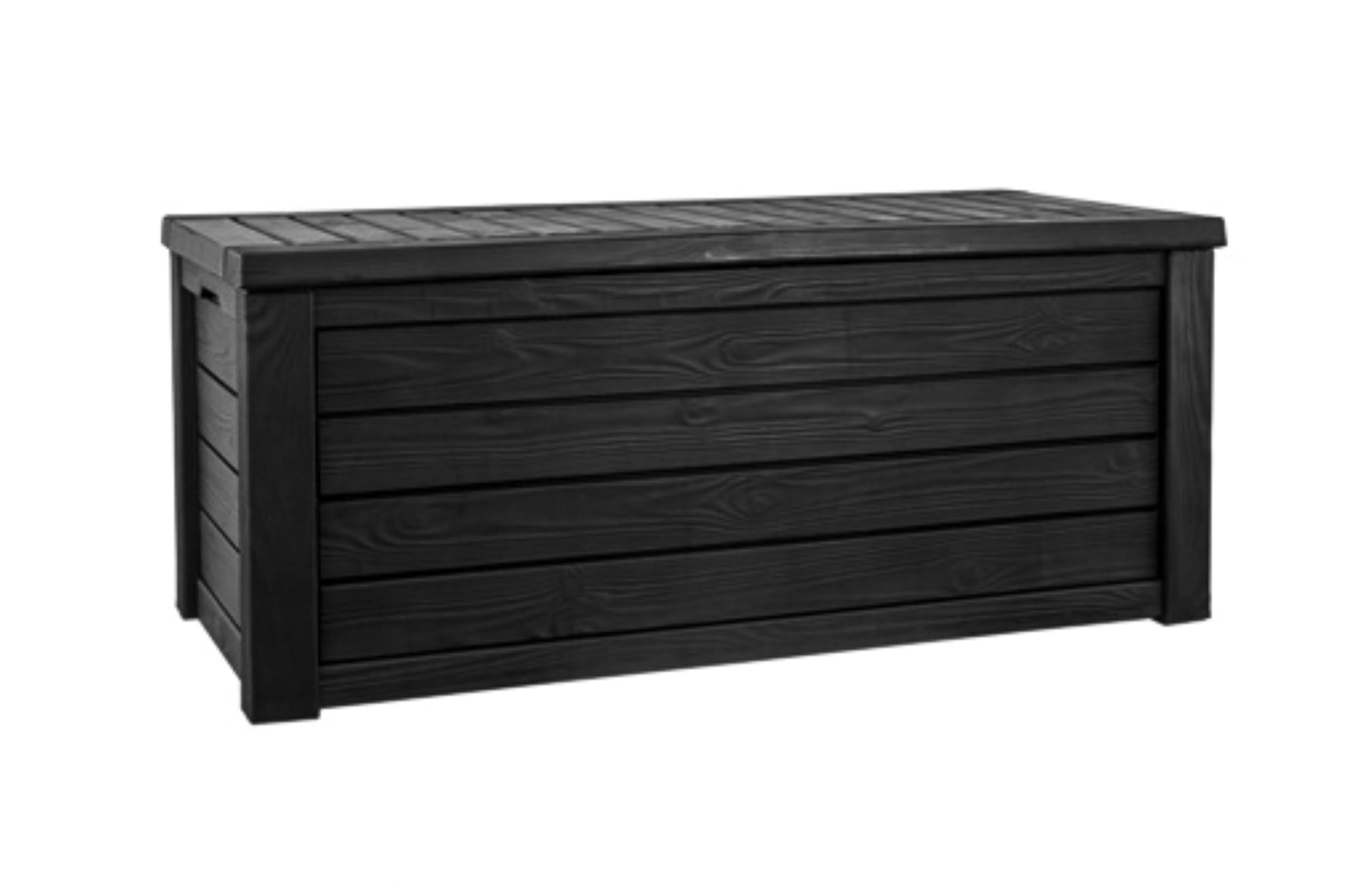 150 Gallon Keter Westwood Large Outdoor Resin Storage Box for Patio Furniture, Outdoor Cushions, Garden Tools and Pool Floats, Dark Grey