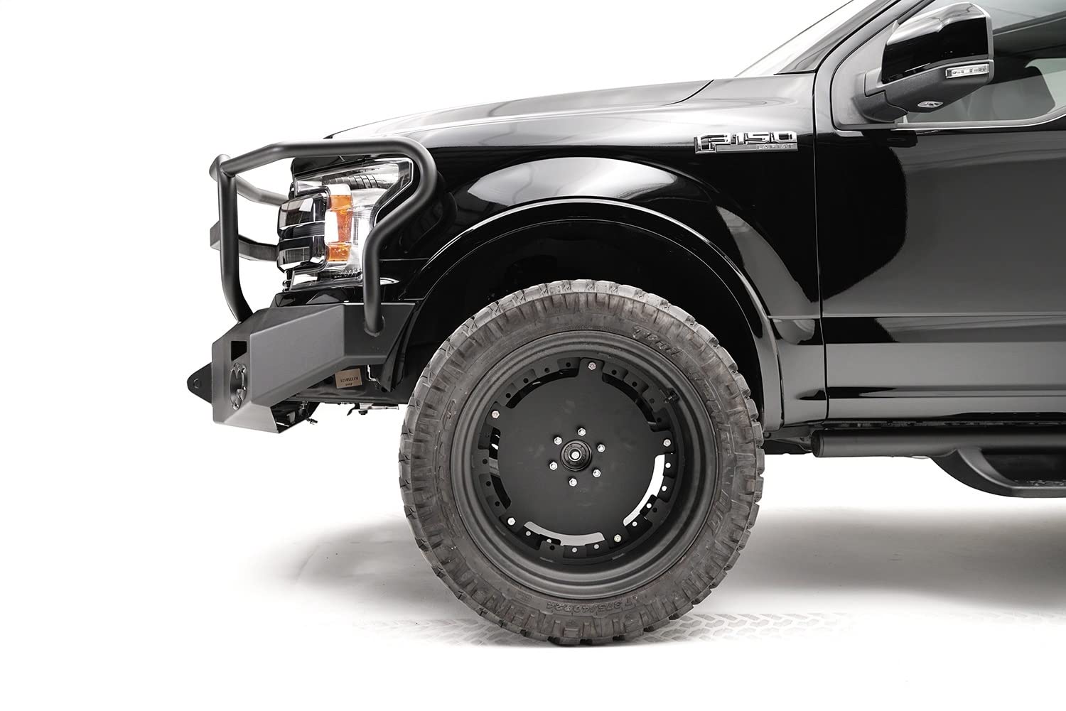 F150 18-C Winch Bumper with Full Grill Guard Bare