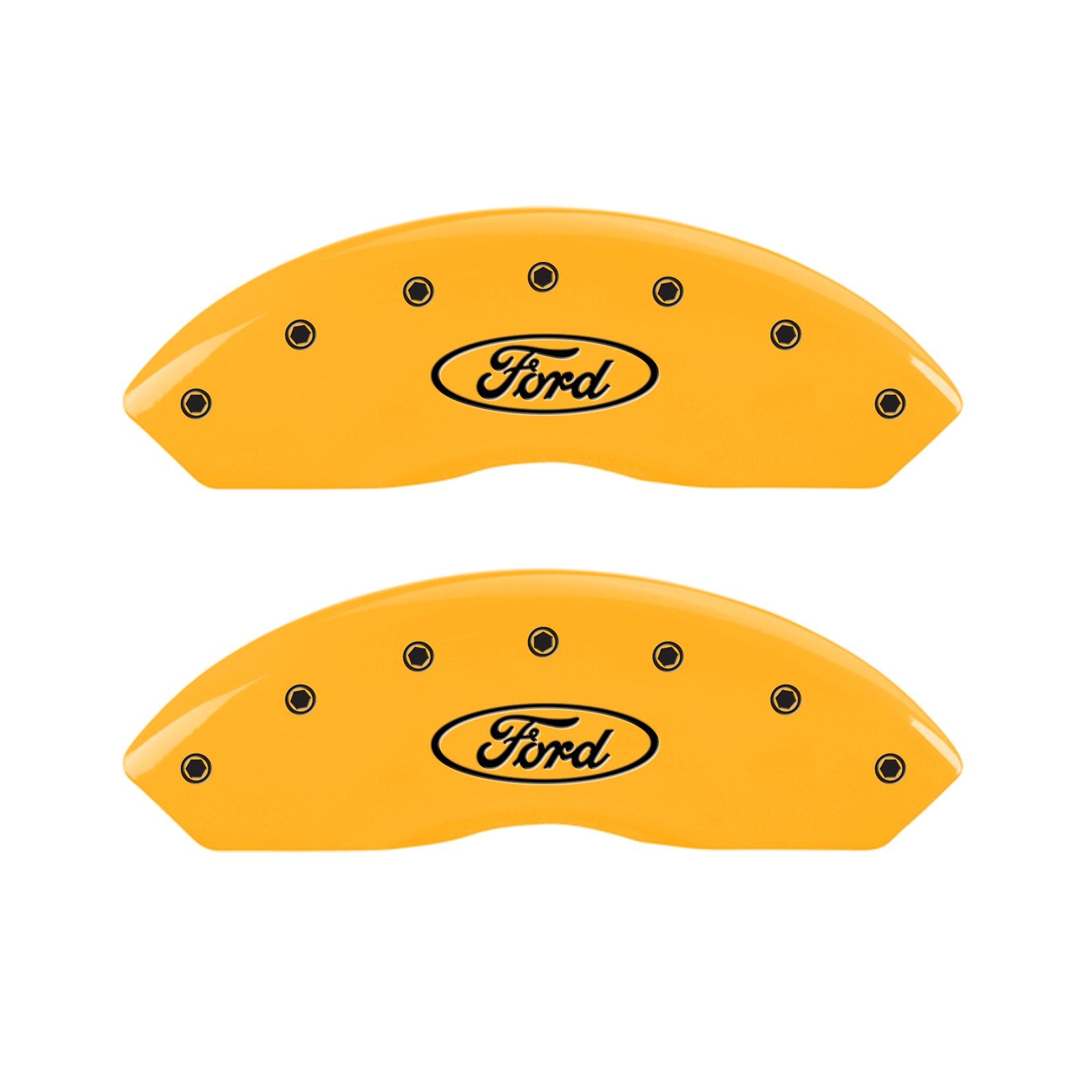 Caliper Covers MGP 10040SFRDYL, Yellow