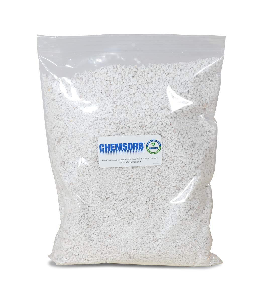 General Absorbent Chemsorb GA - 5 Gal. Bag, SP30GA-LL5B, Light Weight Spill Response, Universal Absorbent, White