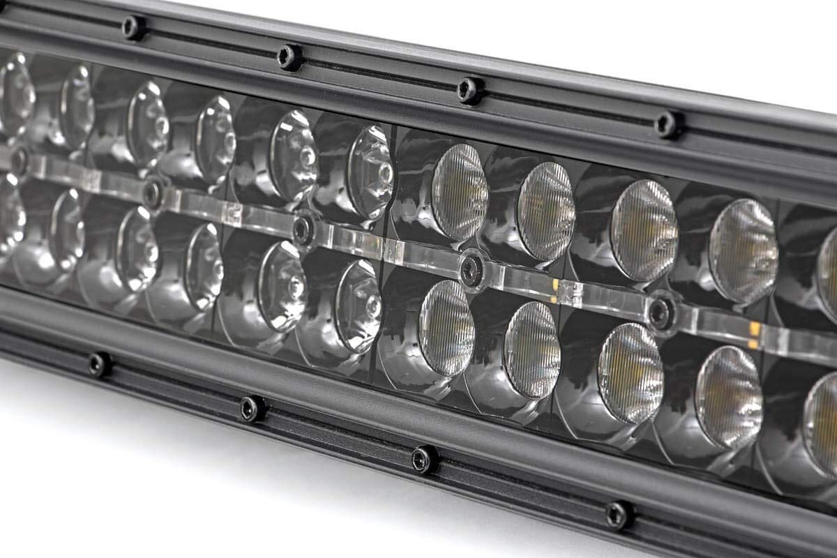 12" Rough Country Black Series Dual Row CREE LED Light Bar | White DRL - 70912BD