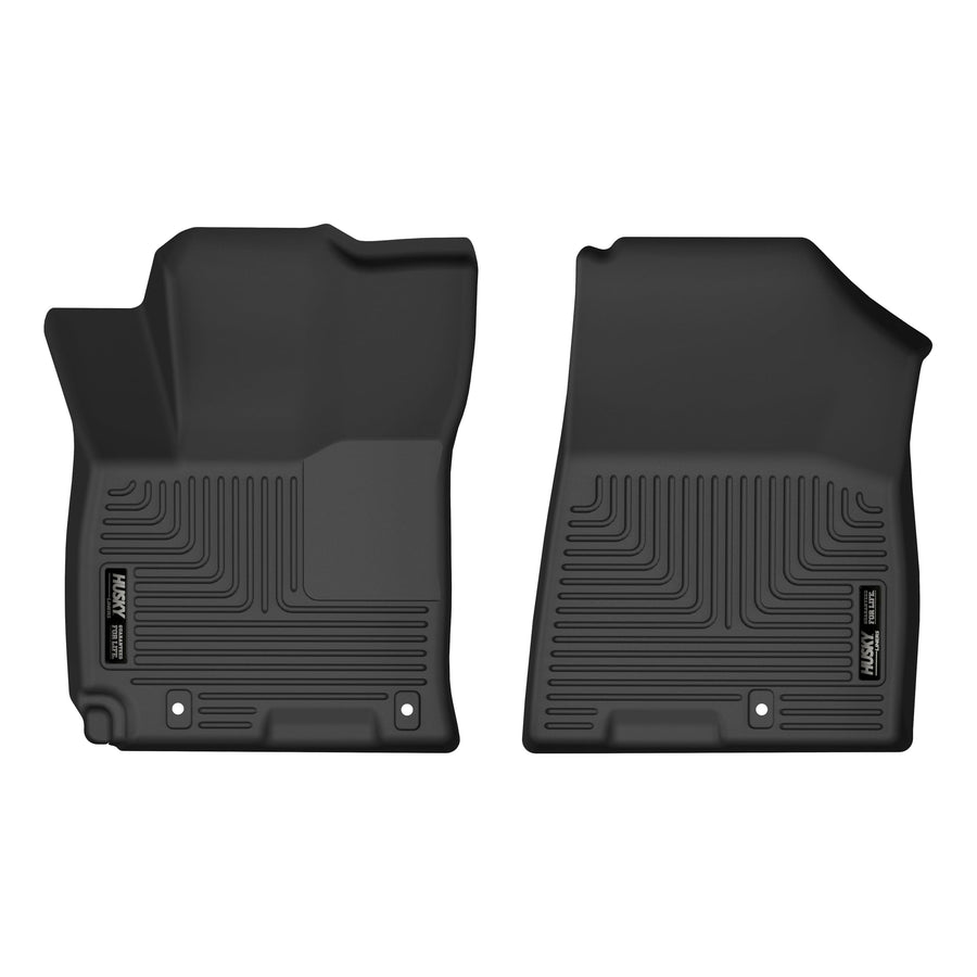 Husky Liners Floor Mats X-act Contour | Fits 2020-2024 Hyundai Venue | Front Row, 2-pc Black - 51271