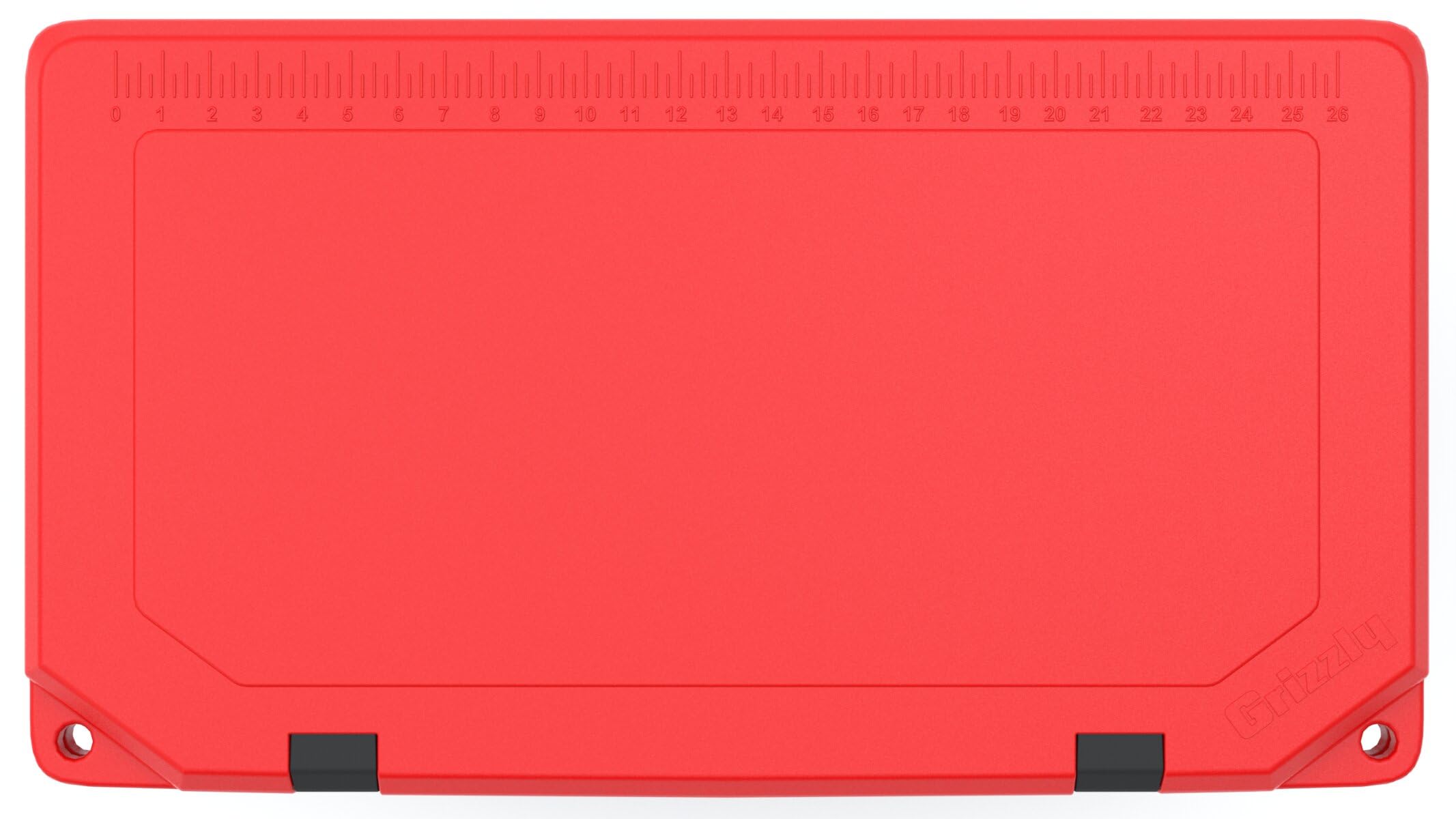 45 Cooler Grizzly | 45 qt Ice Chest Durable Rotomolded Insulated | Made in The USA | Warranty for Life | for Beach Boat Camping Fishing Hunting | G45 | Red