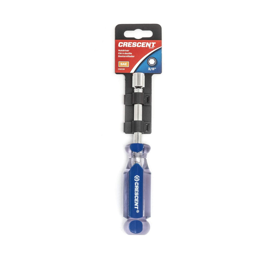 Crescent Tri-Lobe 3/8" Solid Shaft Acetate Nutdriver 3" - CND38