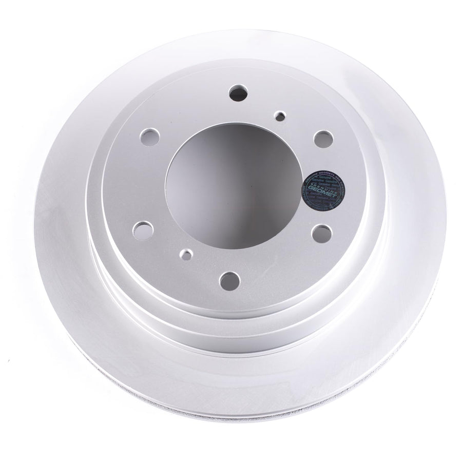 Rear Brake Rotor Power Stop JBR1133EVC Evolution Coated For Mitsubishi Montero 2000-2006 [Model Specific]