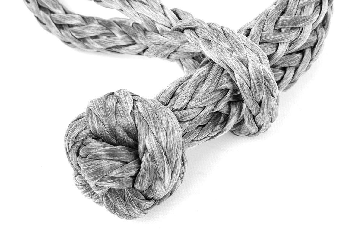 Soft Synthetic Shackle Rope Rough Country | 7/16" | Gray - RS135