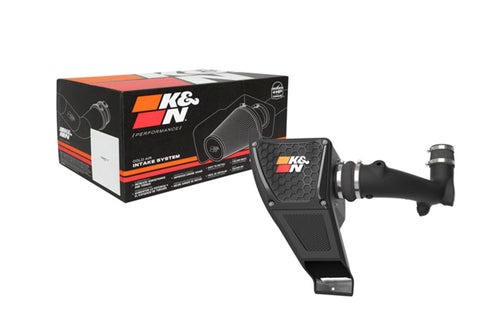 K&N Cold Air Intake System: High-Flow Air Filter, Towing & Increase Performance: Compatible with 2021-2024 FORD: Bronco, 63-2620