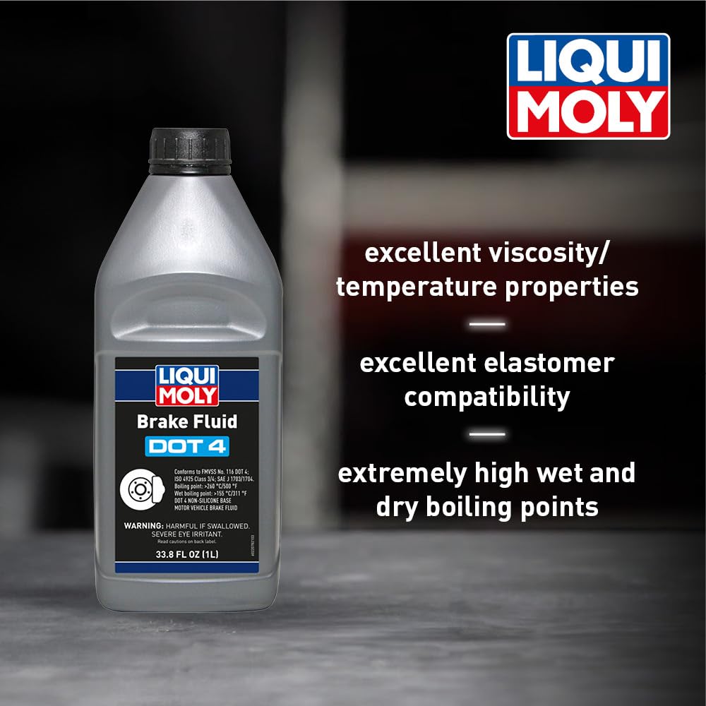 Brake Fluid LIQUI MOLY DOT 4, 1 Liter (Pack of 1)