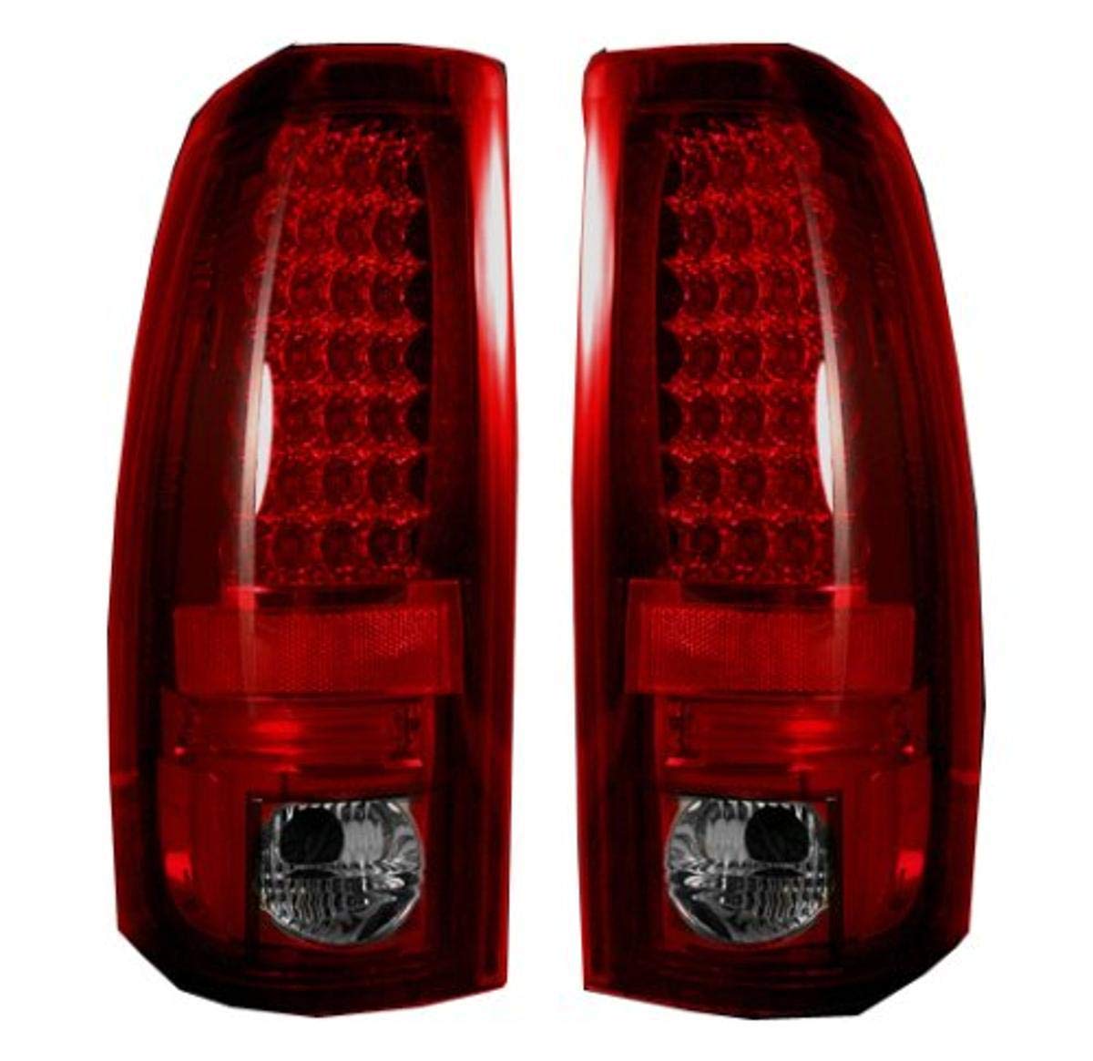 Dark Red Smoked LED Tail Light Recon 264173RBK