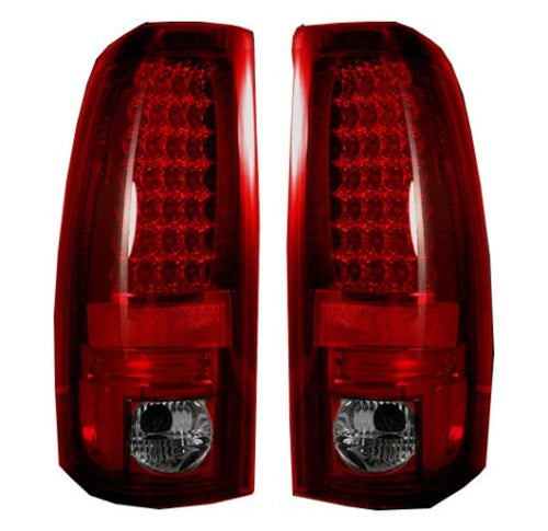 Dark Red Smoked LED Tail Light Recon 264173RBK