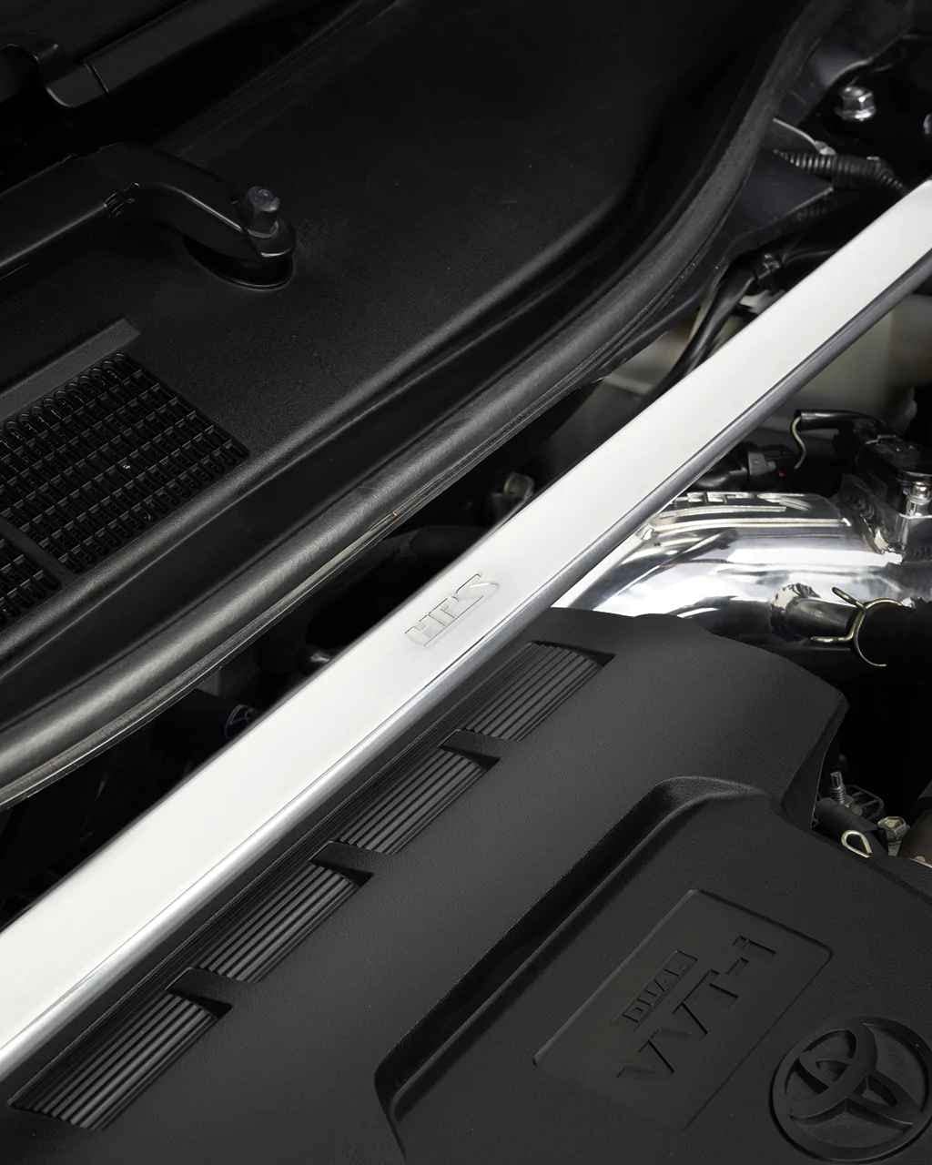 Performance HPS Polished Front Strut Bar Tower Brace Compatible for 2012-2014 Toyota Camry 2.5L, 42-102P