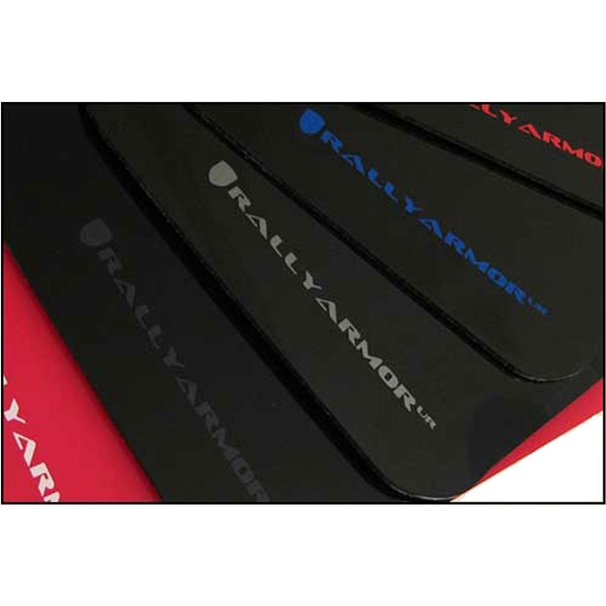 Rally Armor Black, Red MF8-UR-BLK/RD Mud Flap with Logo (2007+ Mitsubishi Lancer (Doesn't fit Sport Back) UR), 1 Pack