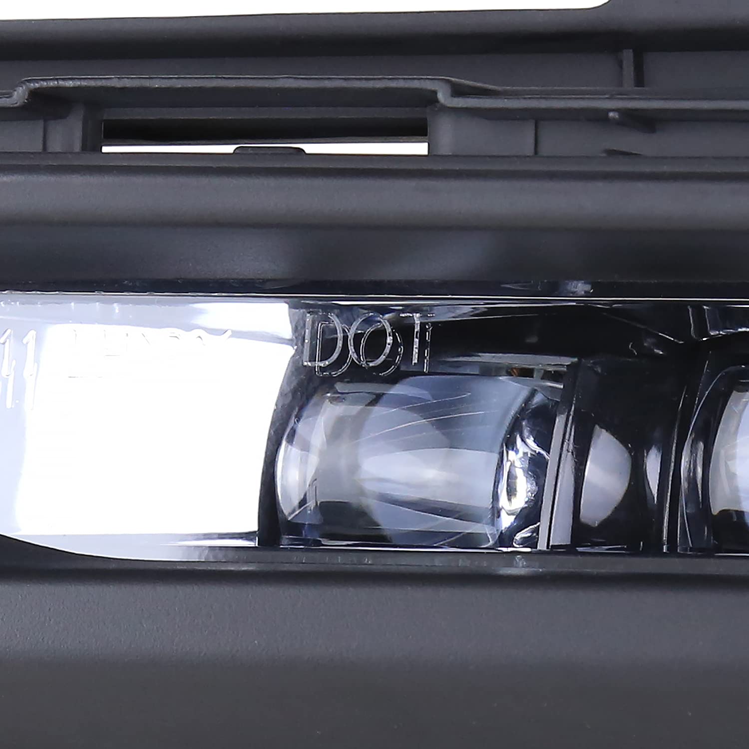 LED Fog Lights SPEC-D TUNING + Built-In LED Bulbs + Switch Compatible with 2016-2017 Honda Accord 2Dr Coupe L+R Pair Assembly