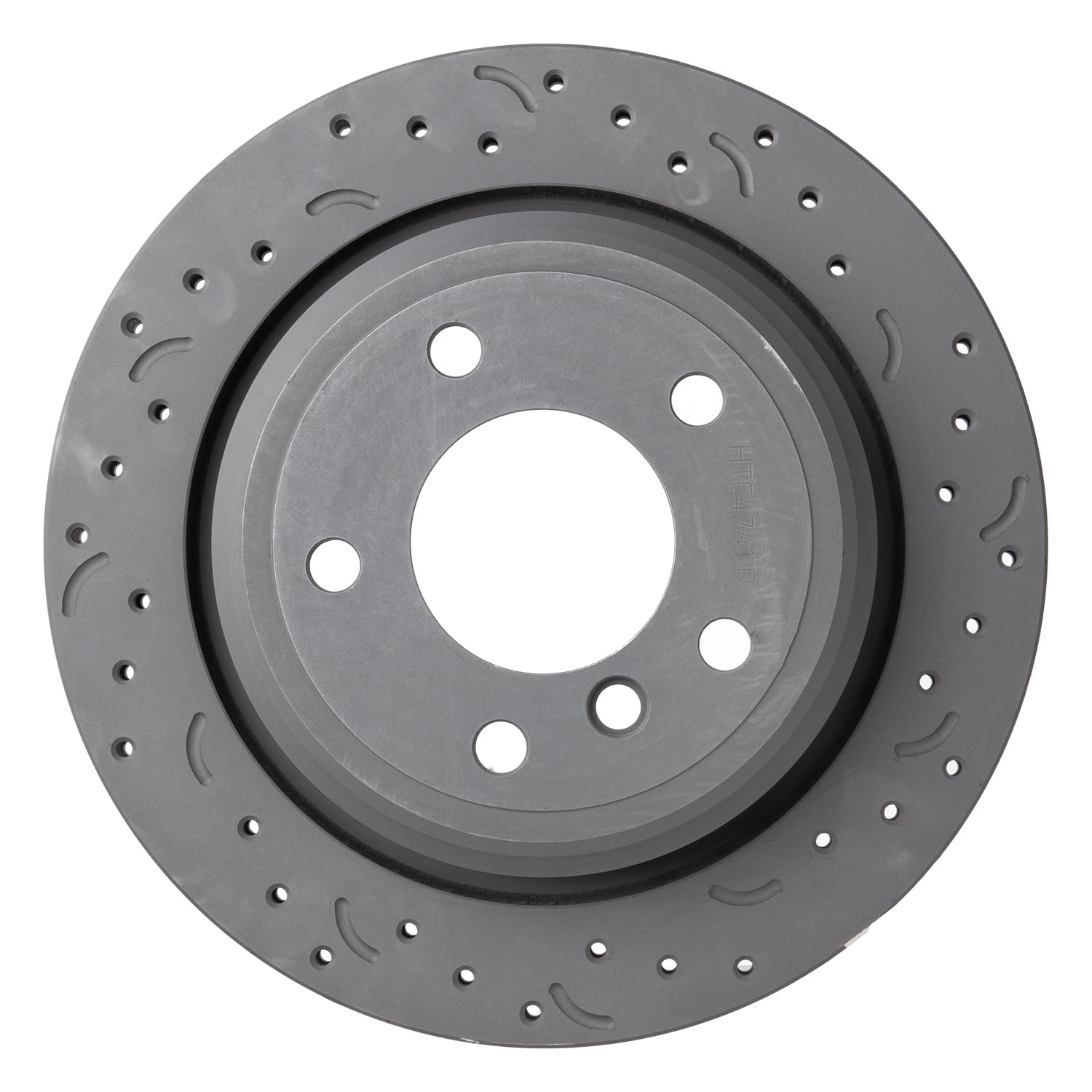 Hawk Performance Cross-Drilled and Slotted HTC4741 Talon Rotors