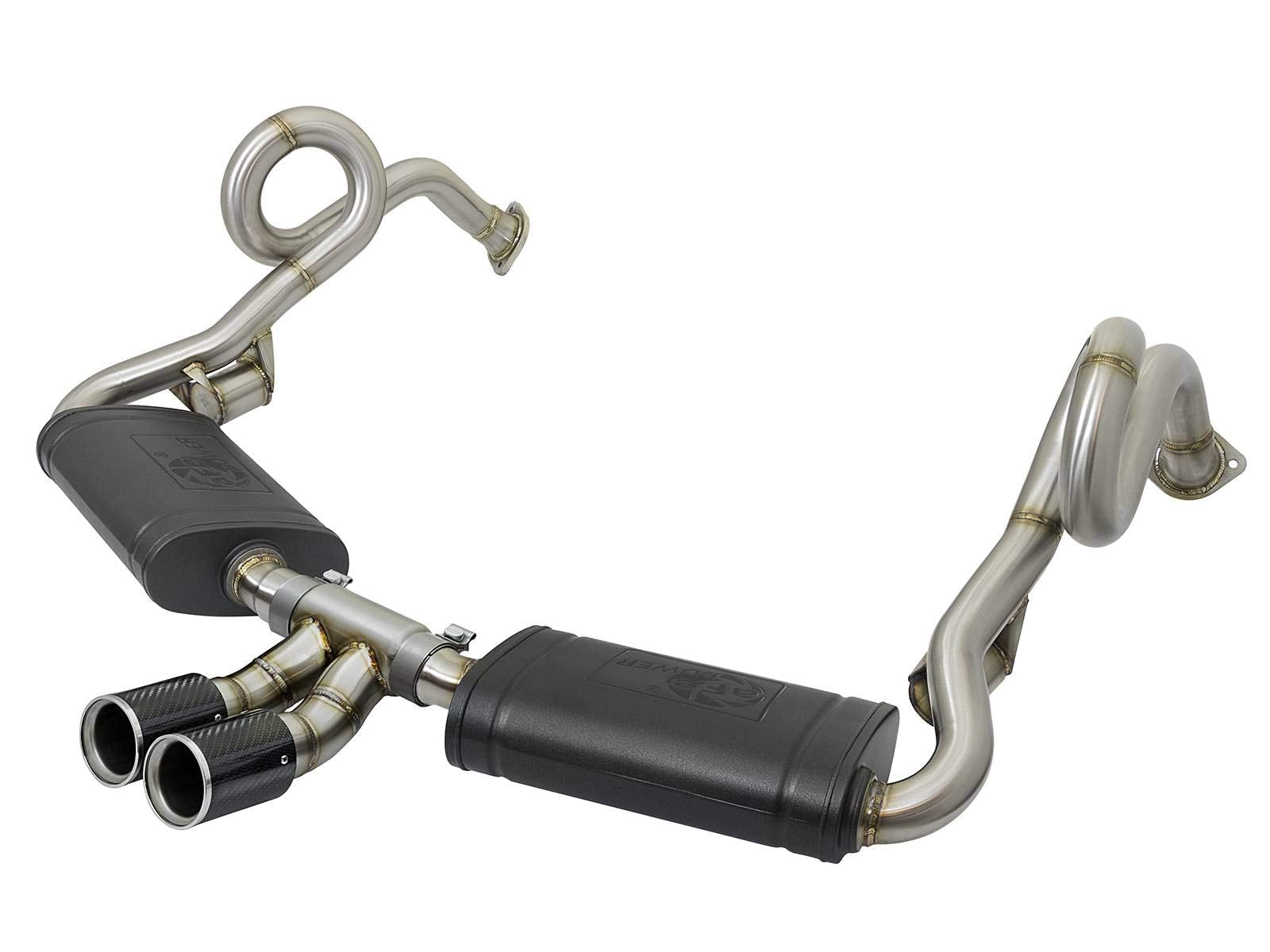 MACH Force-Xp aFe Power 49-36415-C 2" 304 Stainless Steel Cat-Back Exhaust System, 1 Pack