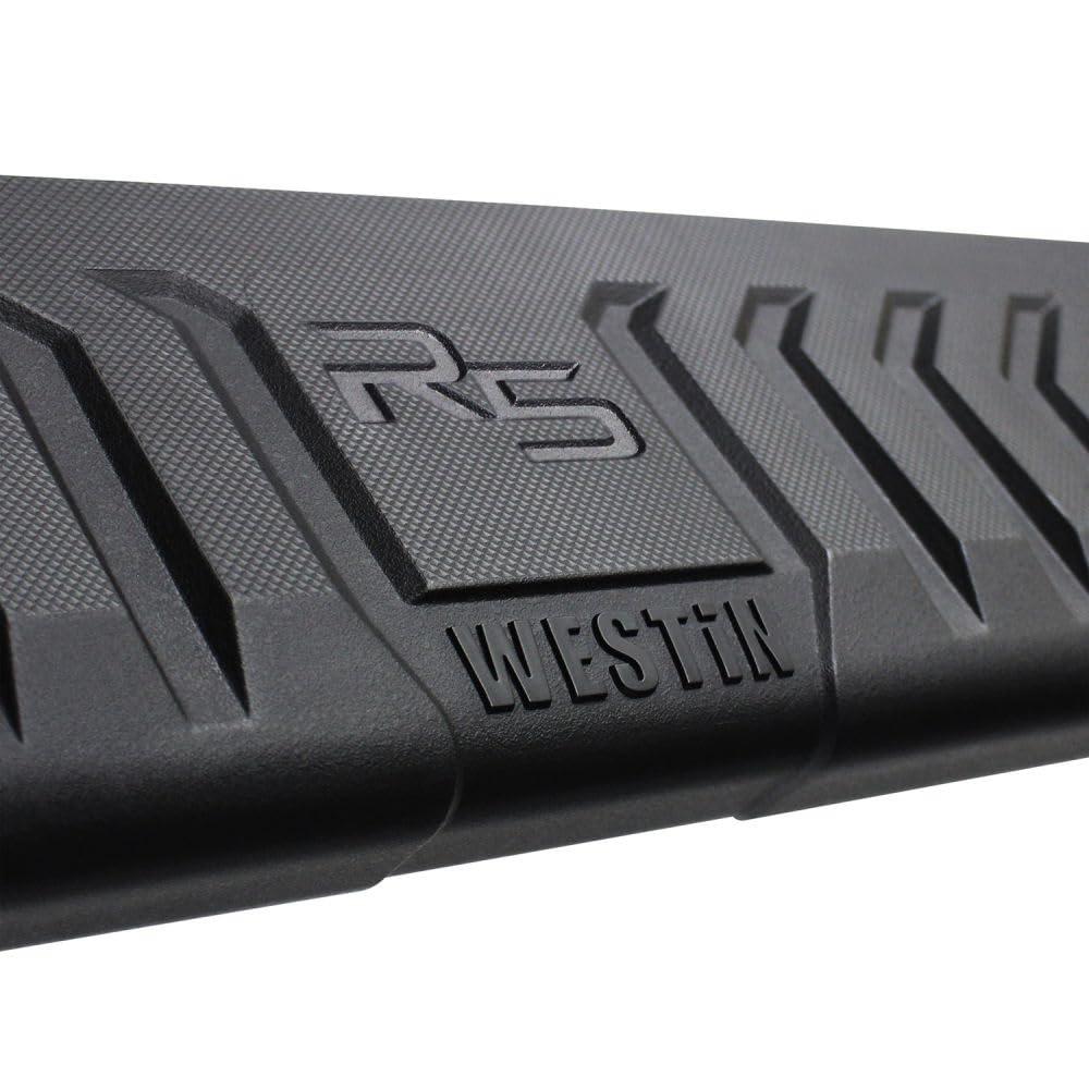 28-534590 Westin R5 Wheel to Wheel Modular Nerf Bars fits 2007-2019 Silverado Sierra 1500 2500 3500 Extended Cab 6'5" Bed & Dually 8' Bed (Exc 2007 Classic) Polished Pair