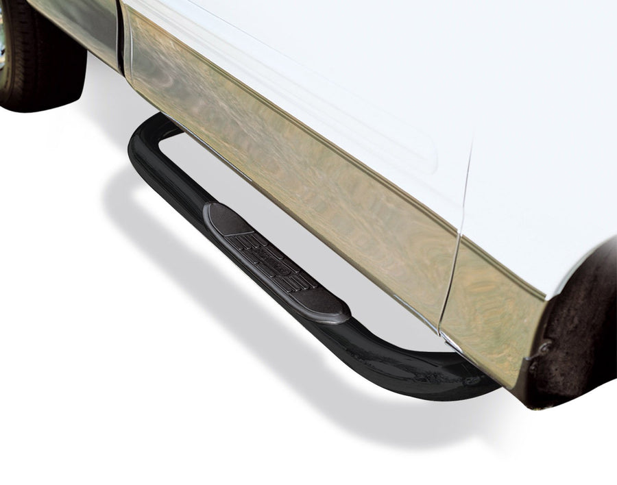 4000 Series Go Rhino SideSteps - Cab Length | Mild Steel, Black | 4094B | Fits 2010-2024 Ram 2500/3500 Standard Cab; 2011-2014 Ram 1500 Standard Cab & 2009-2010 Dodge Ram 1500 Standard Cab