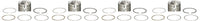 Wiseco 72.0mm (K1076 10.25:1 Compression Ratio 4-Stroke Motorcycle Top End Piston Kit