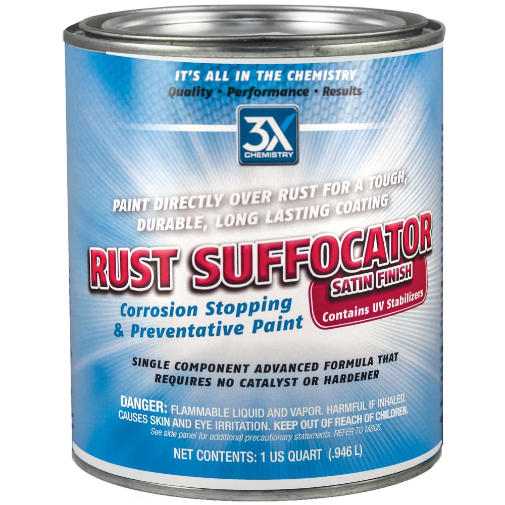 46817 3X:Chemistry Rust Suffocator, Satin Finish, 1 Quart (Pack of 1)