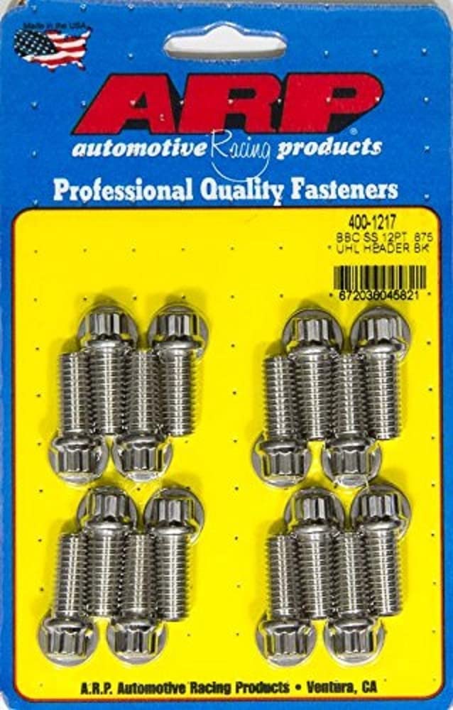 Header Bolt Kit ARP 400-1217 (12pt.3/8 x .875 UHL (16))