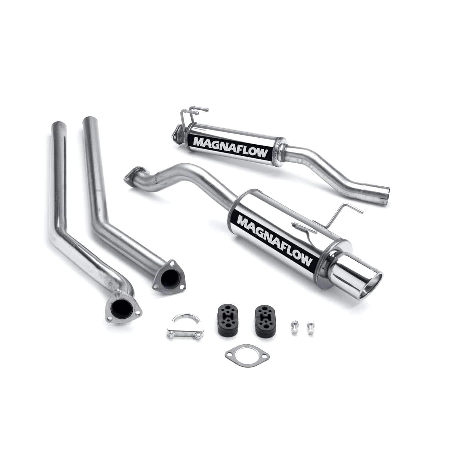 Performance MagnaFlow Exhaust System 15783: Cat-Back, Street Series, Compatible with 2002-2005 Acura RSX, Single Straight Passenger Side Rear Exit Style