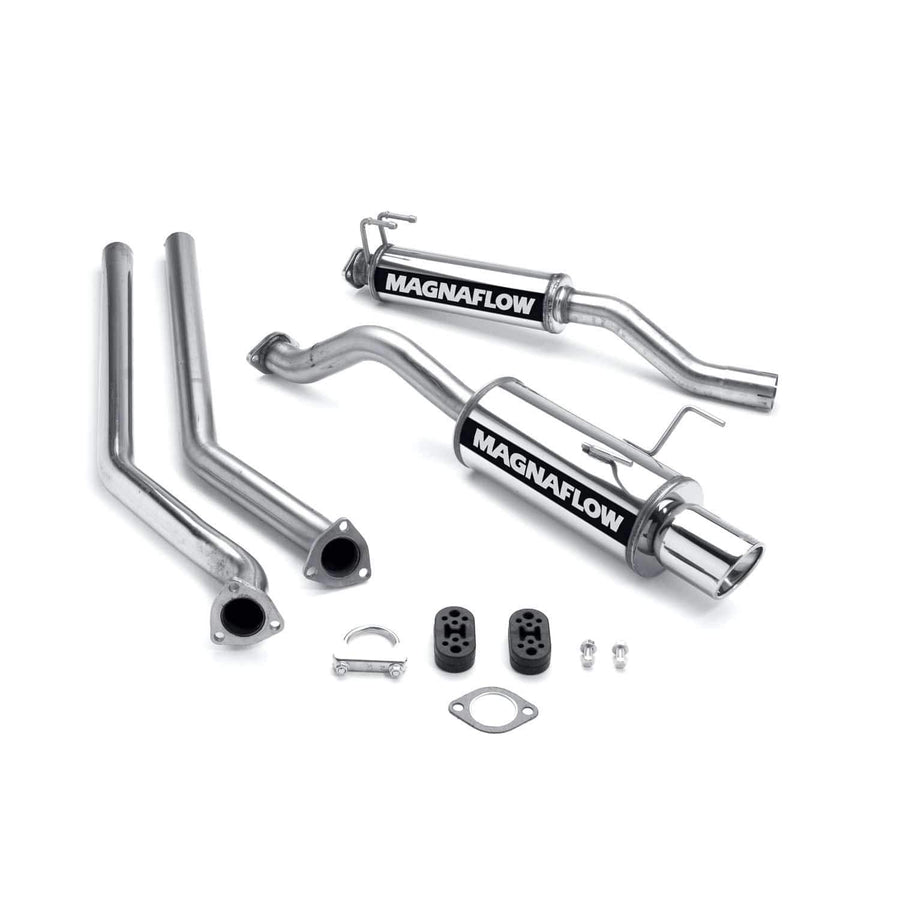 Performance MagnaFlow Exhaust System 15783: Cat-Back, Street Series, Compatible with 2002-2005 Acura RSX, Single Straight Passenger Side Rear Exit Style