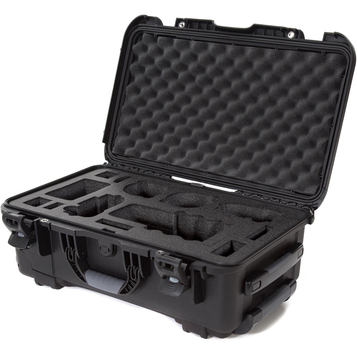 Waterproof Nanuk 935 Carry-On Hard Case with Lid Organizer for Sony a7R Size Camera w/Wheels - Black