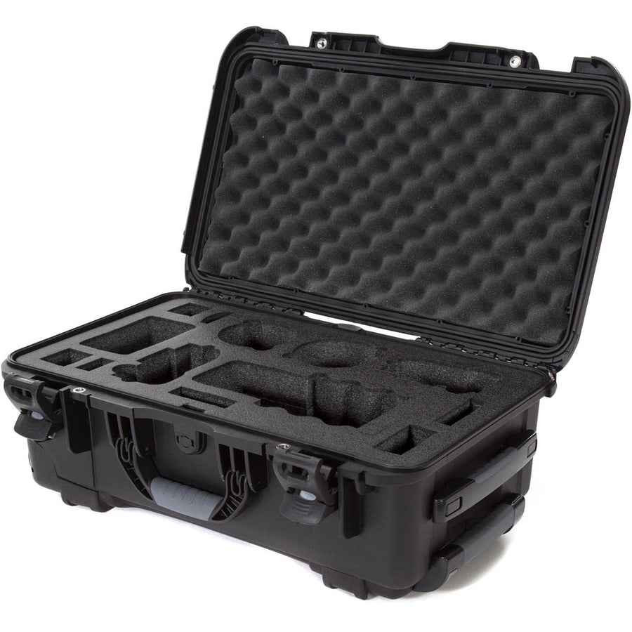 Waterproof Nanuk 935 Carry-On Hard Case with Lid Organizer for Sony a7R Size Camera w/Wheels - Black