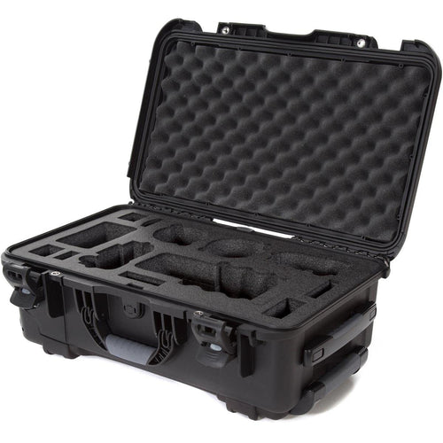 Waterproof Nanuk 935 Carry-On Hard Case with Lid Organizer for Sony a7R Size Camera w/Wheels - Black