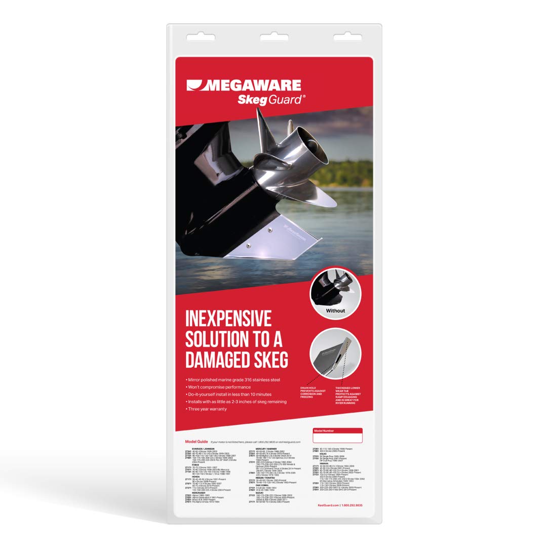 Stainless Steel Megaware SkegGuard 27051 Replacement Skeg