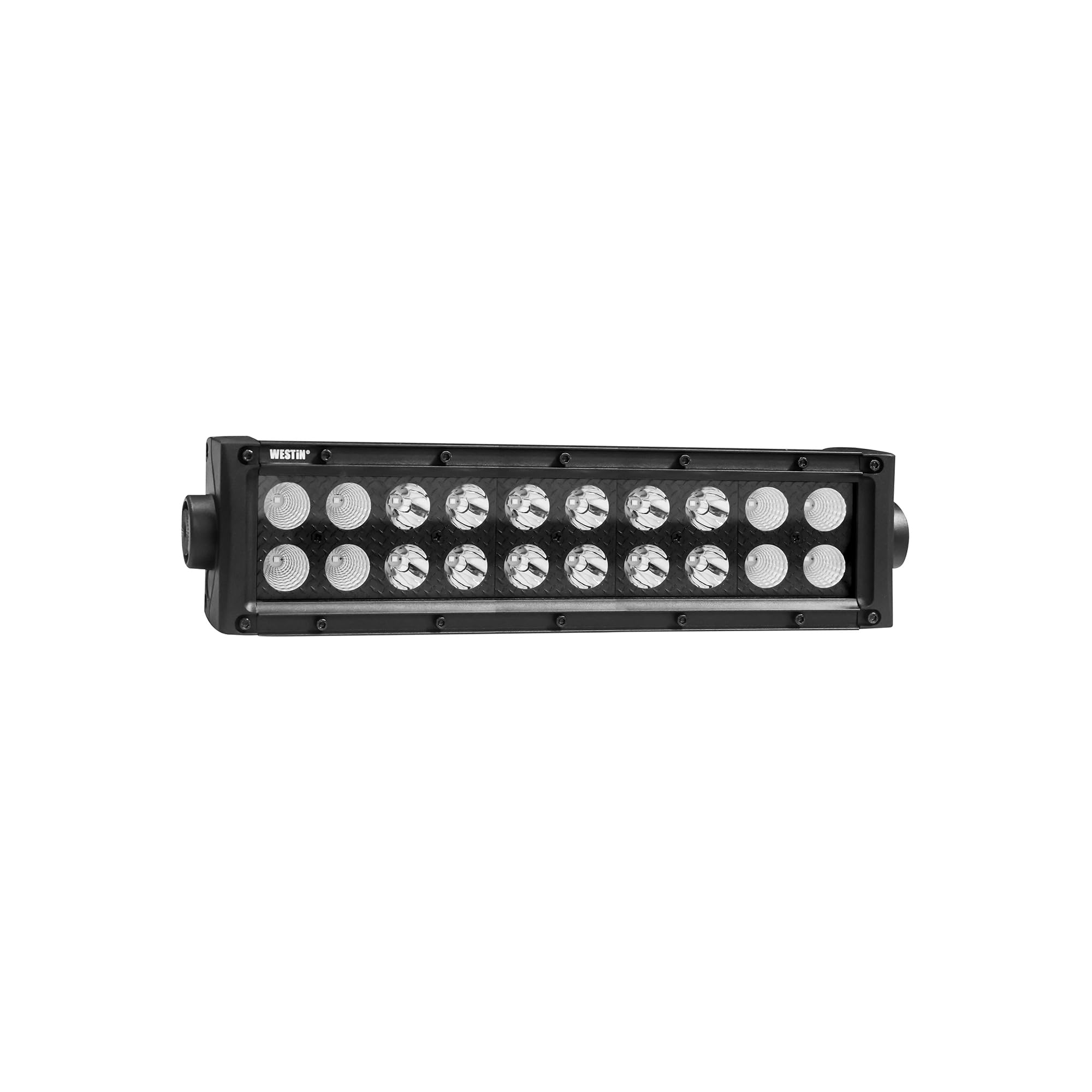 B-Force Westin 09-12212-20C Black Face 10 inch Double Row LED Light Bar with Combo Beam