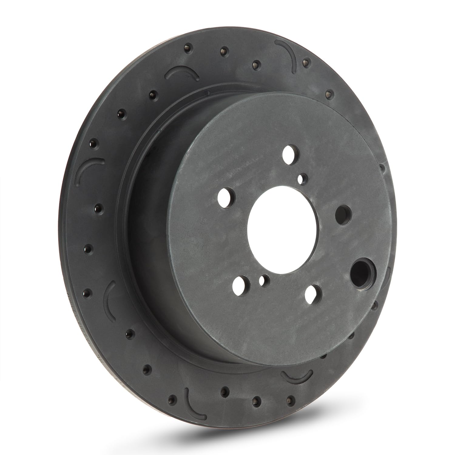 Talon Cross-Drilled and Slotted Vented Rotor, Hawk Performance Brakes, 10.79 in. diameter, 2.5 in. Height