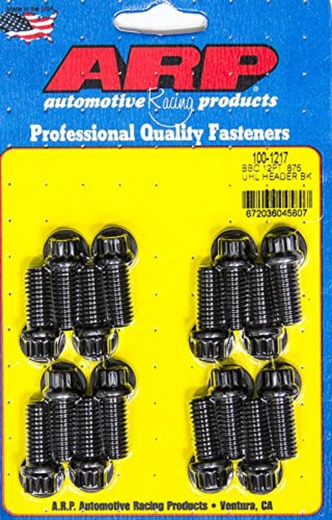 ARP Header Bolt Kit 100-1217 (12pt.3/8 x .850 UHL (16))
