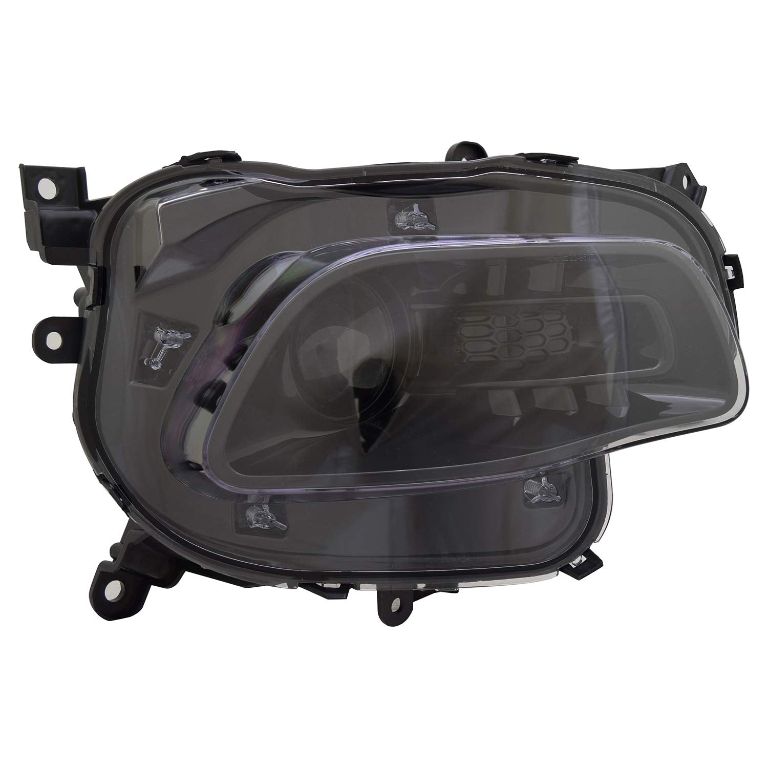 Right TYC Headlight Assembly Compatible with 2016-2018 Jeep Cherokee