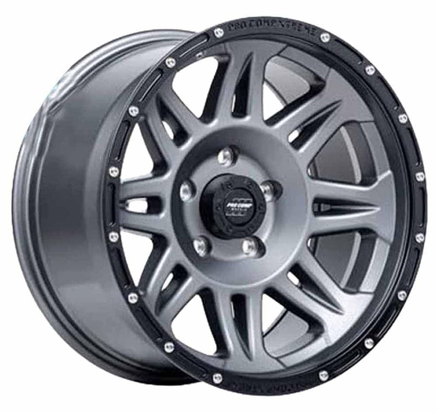 Pro Comp Alloys 17X8.5 ROCKWELL 6X139.7 4.5 0mm MATTE GRAPHITE WITH BLACK LIP - PXA2634-78583