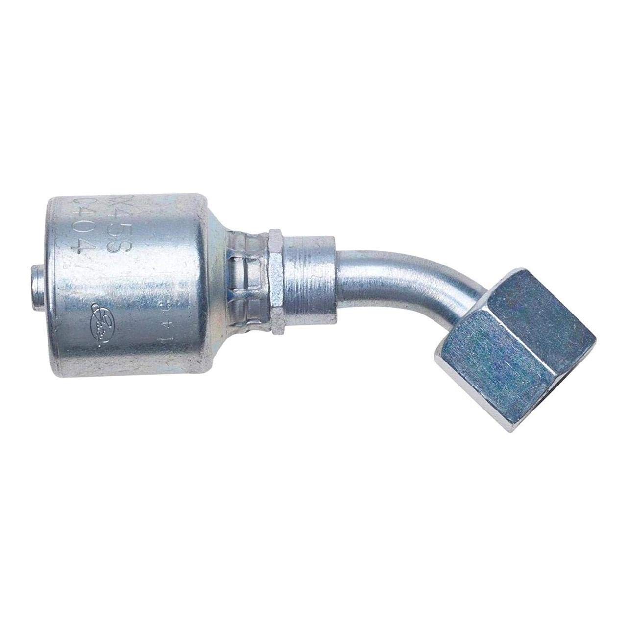 Gates 45 Bent Tube G25235-1616 Female Flat Face O Ring Swivel (Mega Crimp)