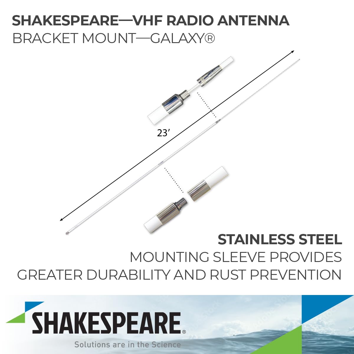Marine Shakespeare 476 Classic VHF Antenna