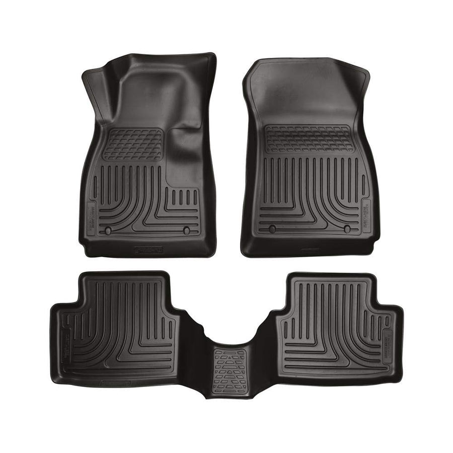 Husky Liners WeatherBeater 98151 Combination Front & 2ND Seat Floor Liners - (3