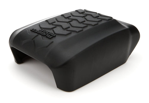 Center Console Cover Rugged Ridge for Jeep Wrangler/Gladiator | Polyurethane, Black | 13107.44 | Fits 2018-2025 Jeep Wrangler JL/JLU; 2020-2025 Jeep Gladiator JT