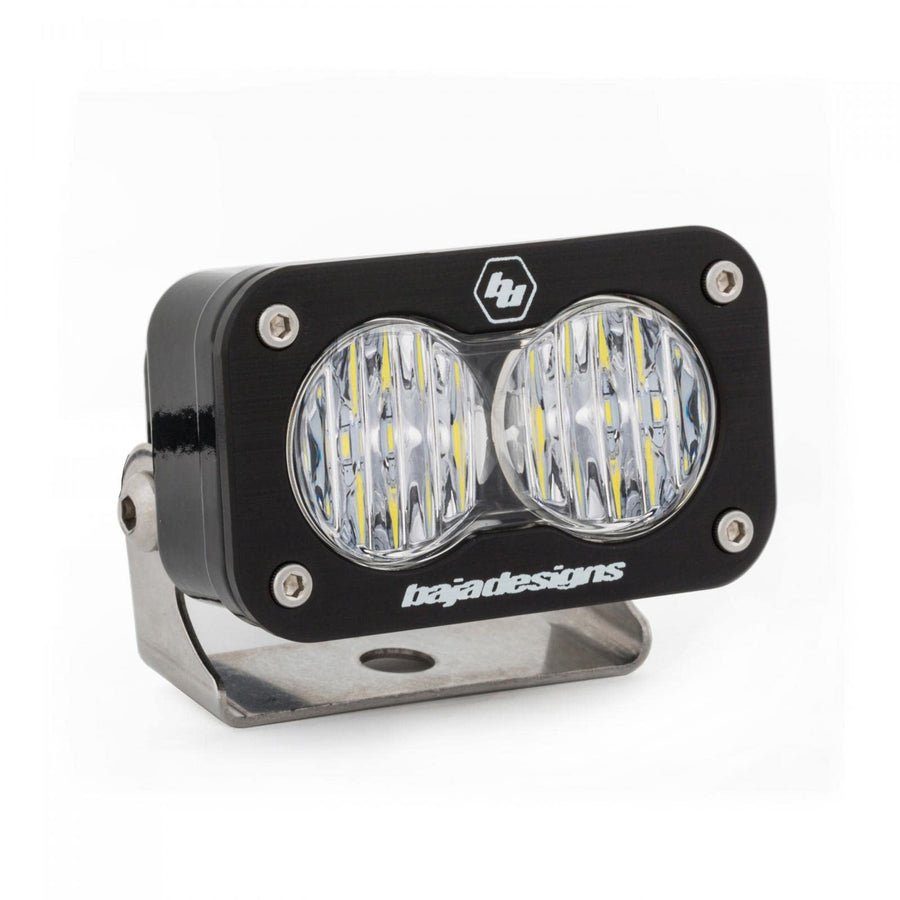 Baja Designs S2 Pro LED Light Pod Black for Jeeps, Off Road, Truck, UTV, SUV (Wide Cornering Lens; Clear)