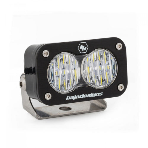 Baja Designs S2 Pro LED Light Pod Black for Jeeps, Off Road, Truck, UTV, SUV (Wide Cornering Lens; Clear)
