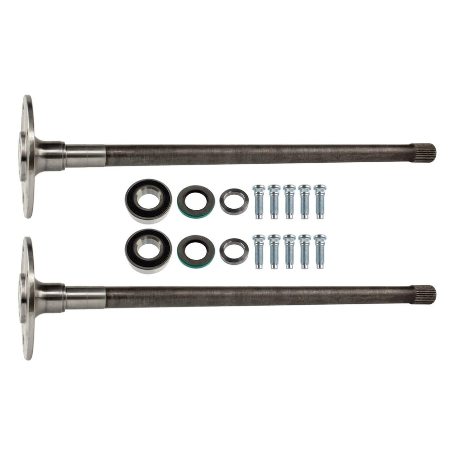 Drive Axle Shaft Assembly TEN Factory MG25226 for Ford 9", 5-Bolt, 31 Spline, 27.25" Shaft Length - Fits 1966-1975 Ford Bronco, Replaces: Motive Gear MG3000-31, Yukon YA F900003