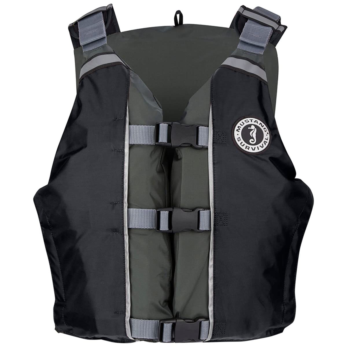 APF Foam PFD Mustang Survival (Gaia Foam) (Yellow-Gray)