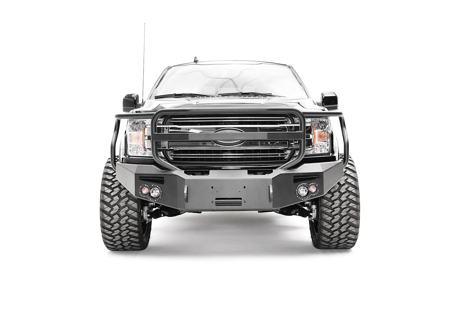F150 18-C Winch Bumper with Full Grill Guard Bare